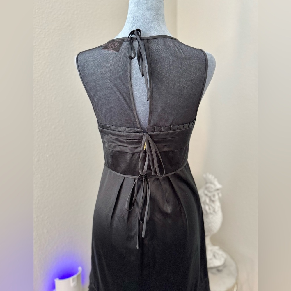 Juicy 🖤 Couture Silk Mesh Black Dress - Picture 7 of 11